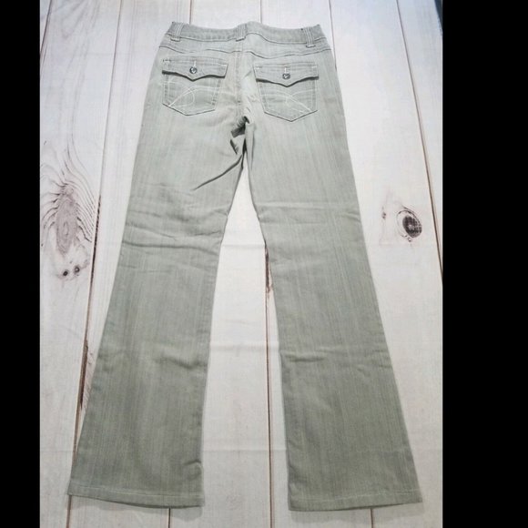 Inc Denim | Woman Boot Leg Regular Fit Jeans Gray Size 4 - Picture 3 of 12